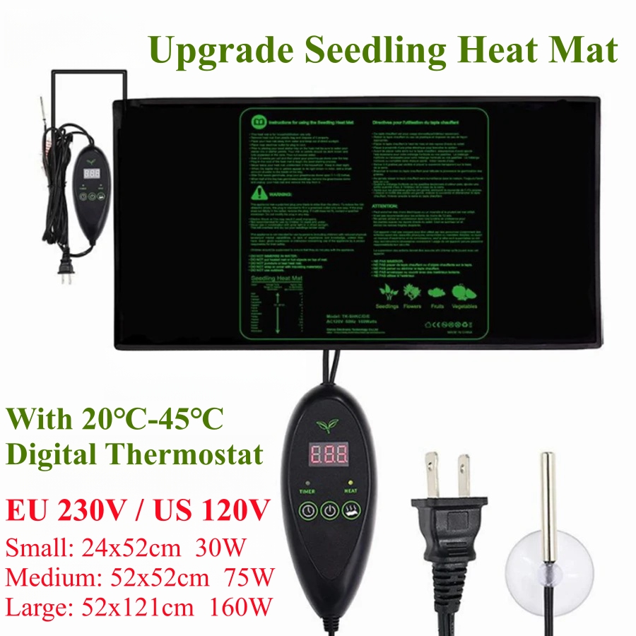 Seedling Heat Pad - 3-размерный модернизированный нагревательный коврик для рассады,