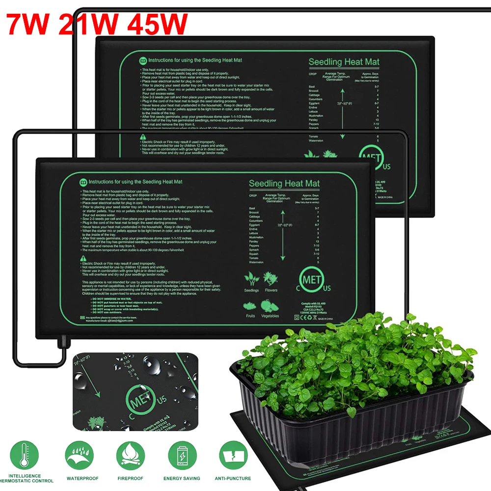 Seedling Heat Pad - 10/25/50 см нагревательный коврик для рассады