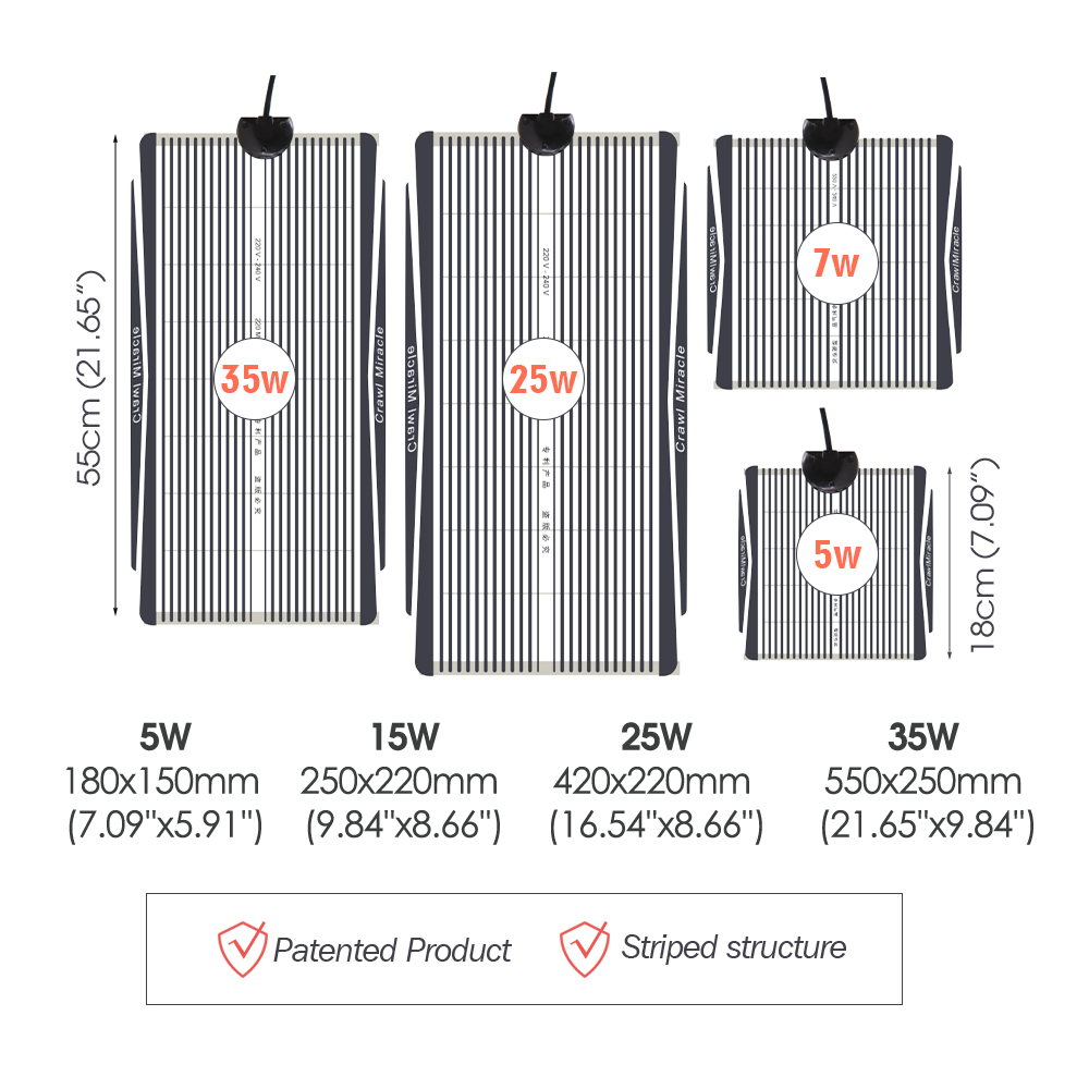 5 Вт, 15 Вт, 25 Вт, 35 Вт, гра – обзор и цена Seedling Heat Pad
