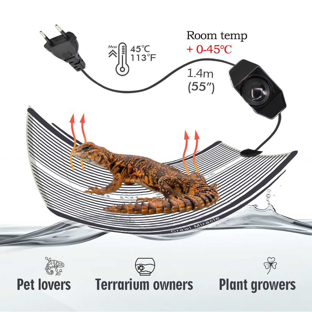 5 Вт, 15 Вт, 25 Вт, 35 Вт, гра – обзор и цена Seedling Heat Pad