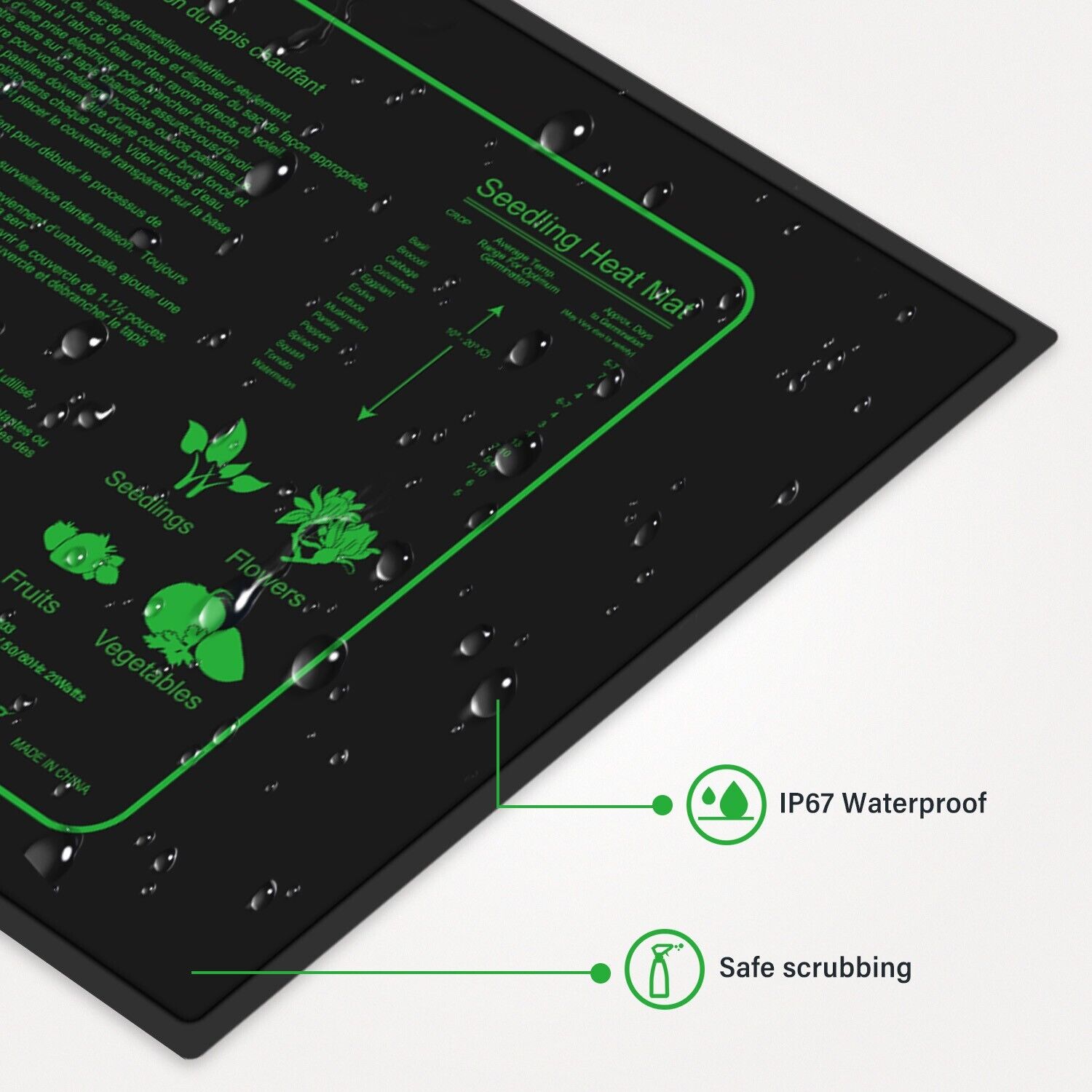 LERWAY 21 Вт нагревательный ко – обзор и цена Seedling Heat Pad