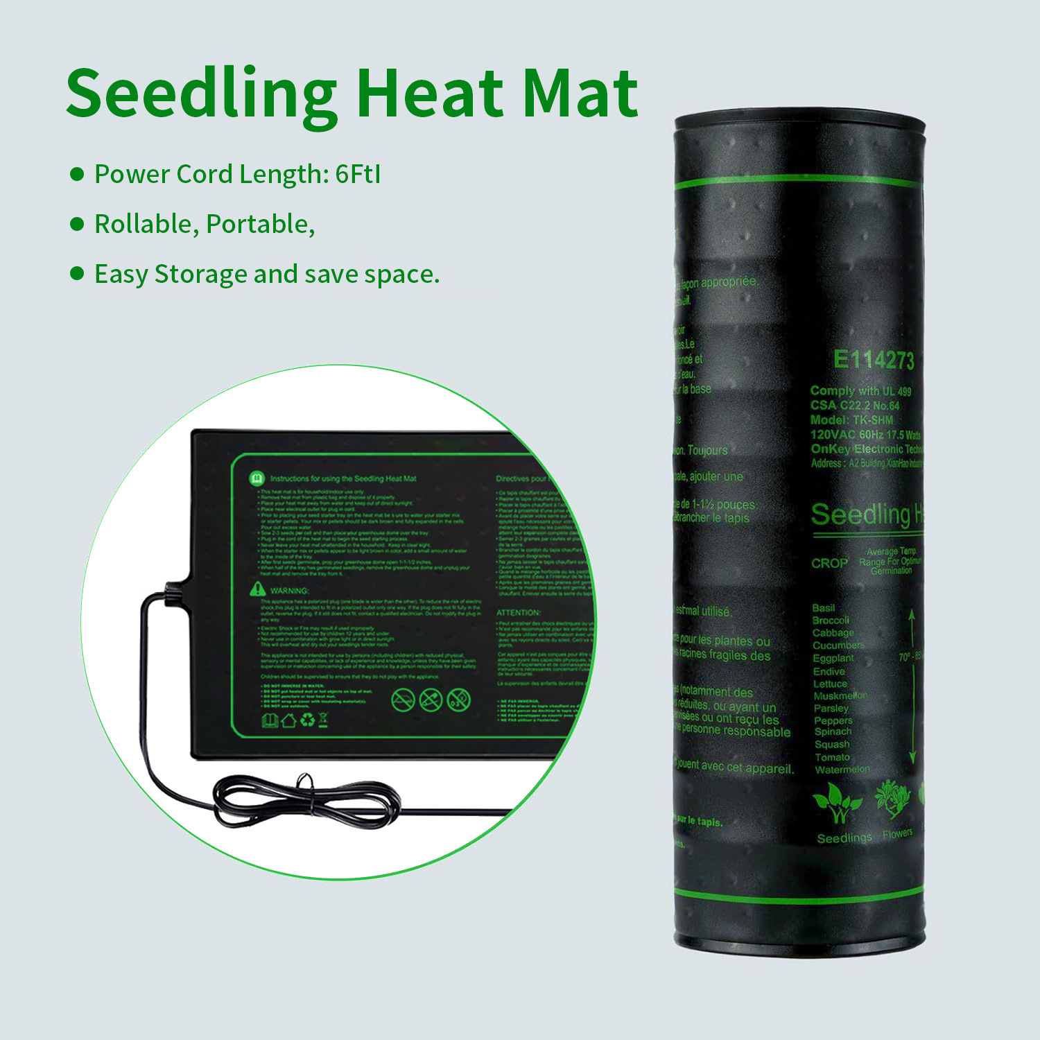 Двух упаковки, 20x10 дюймов, н – обзор и цена Seedling Heat Pad