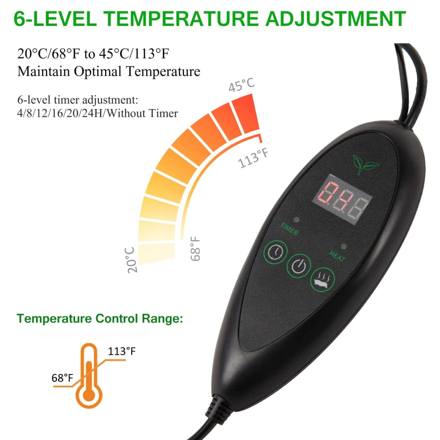 3-размерный модернизированный  – обзор и цена Seedling Heat Pad